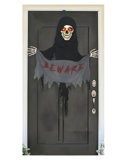 Grim Reaper Figur mit Bewegung als Türdekoration 135cm