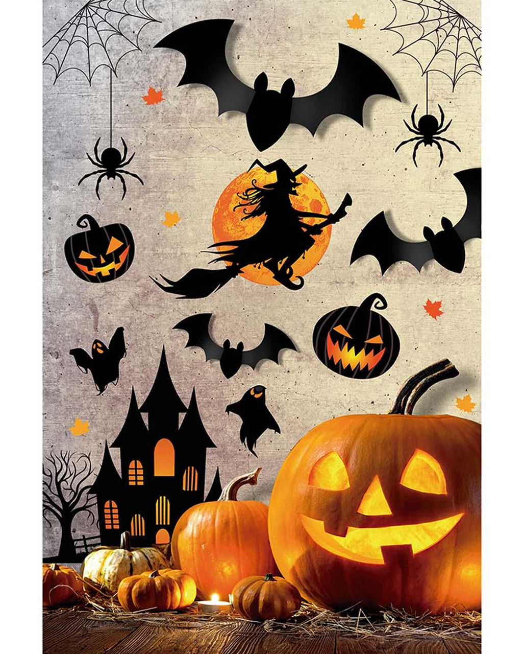 Halloween Silhouettes Wall Stickers