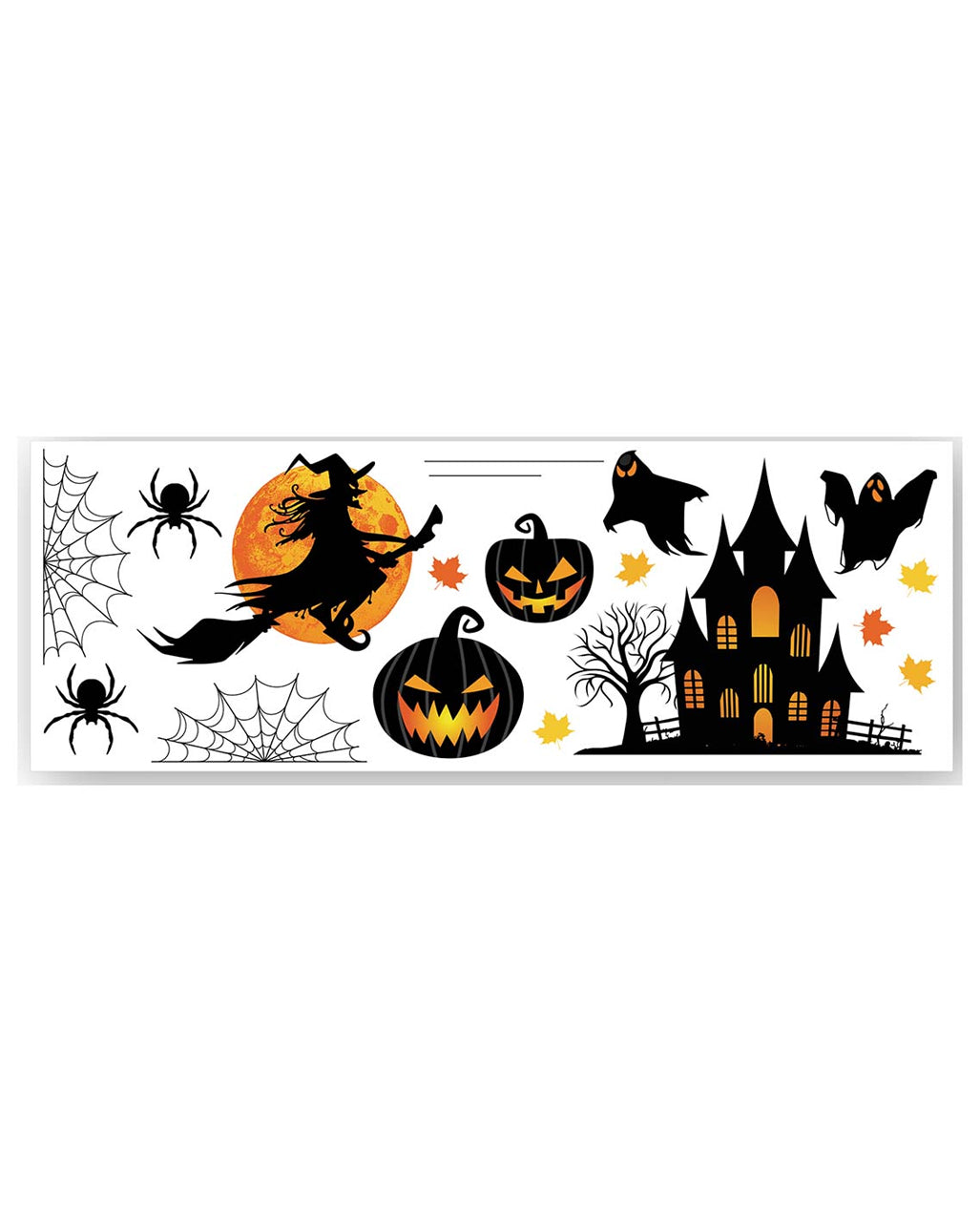 Halloween Silhouettes Wall Stickers