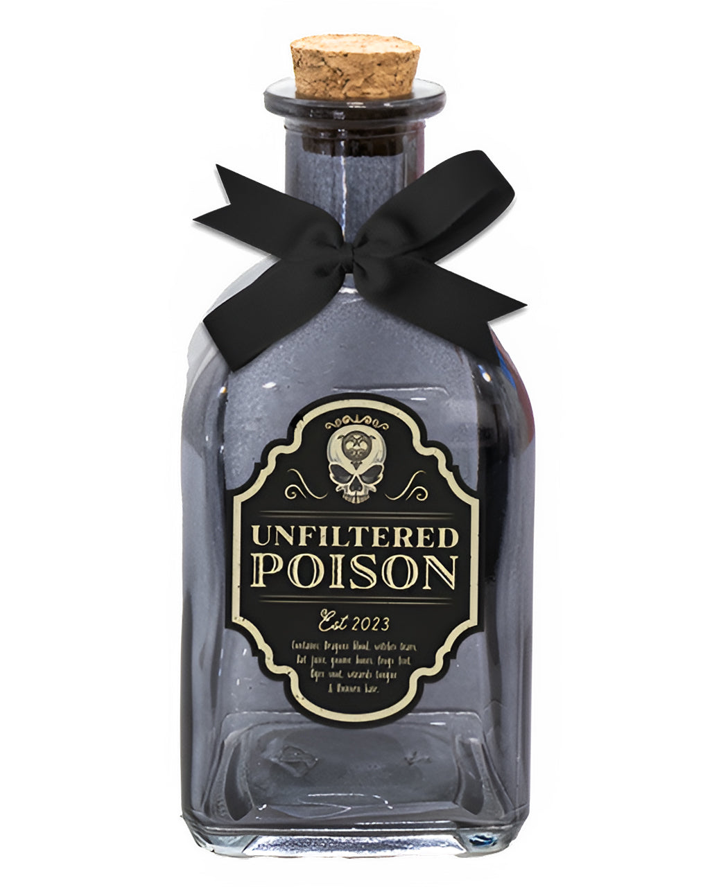 Deko Giftflasche "Unfiltered Poison 14cm