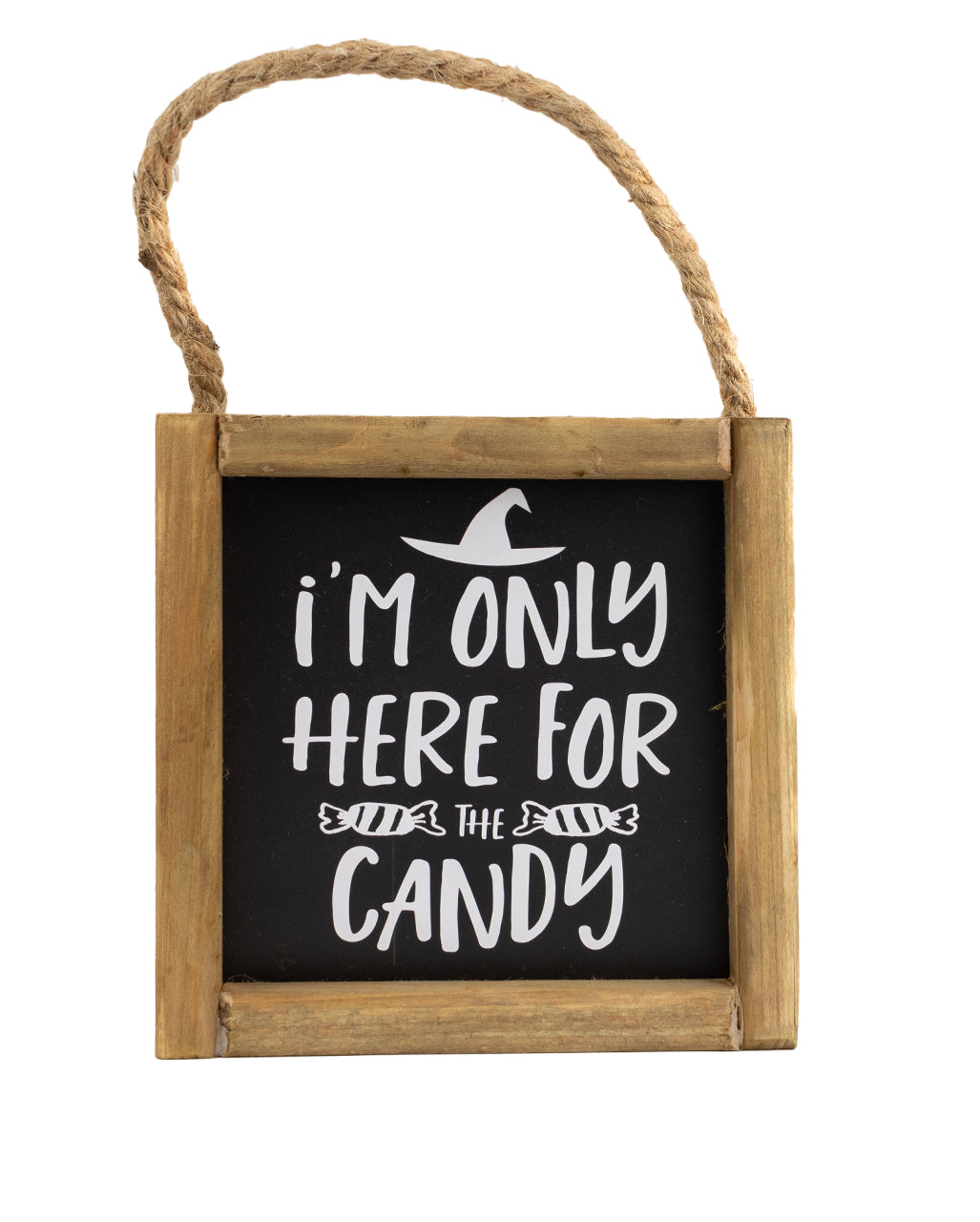 „I´m only here for the Candy“ Halloween Wandbild 15cm