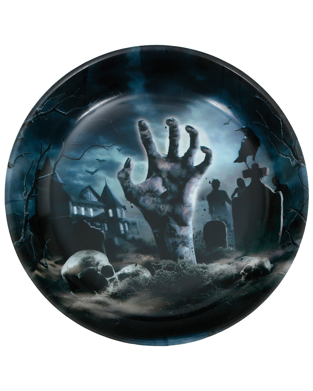Zombie Friedhof Halloween Schale