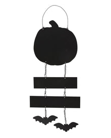 Happy Halloween Hängeschild mit Kürbis 30cm
