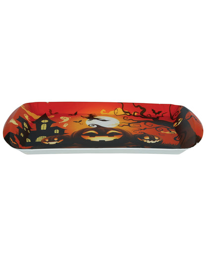 Happy Halloween Pumpkin Tray