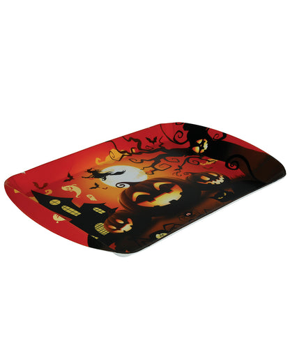 Happy Halloween Pumpkin Tray
