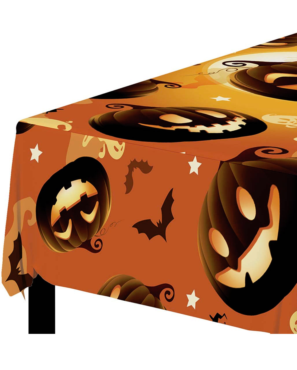 Tischdecke Happy Halloween Kürbis