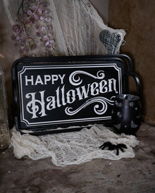 Happy Halloween Wooden Tray