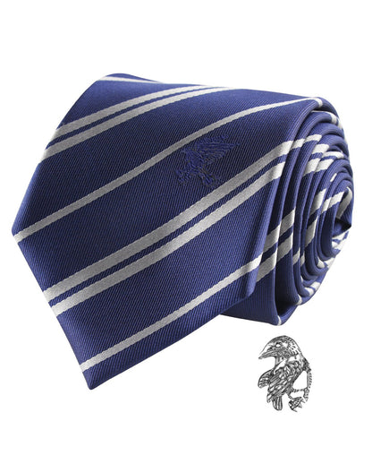 Ravenclaw Krawatte mit Pin - Harry Potter