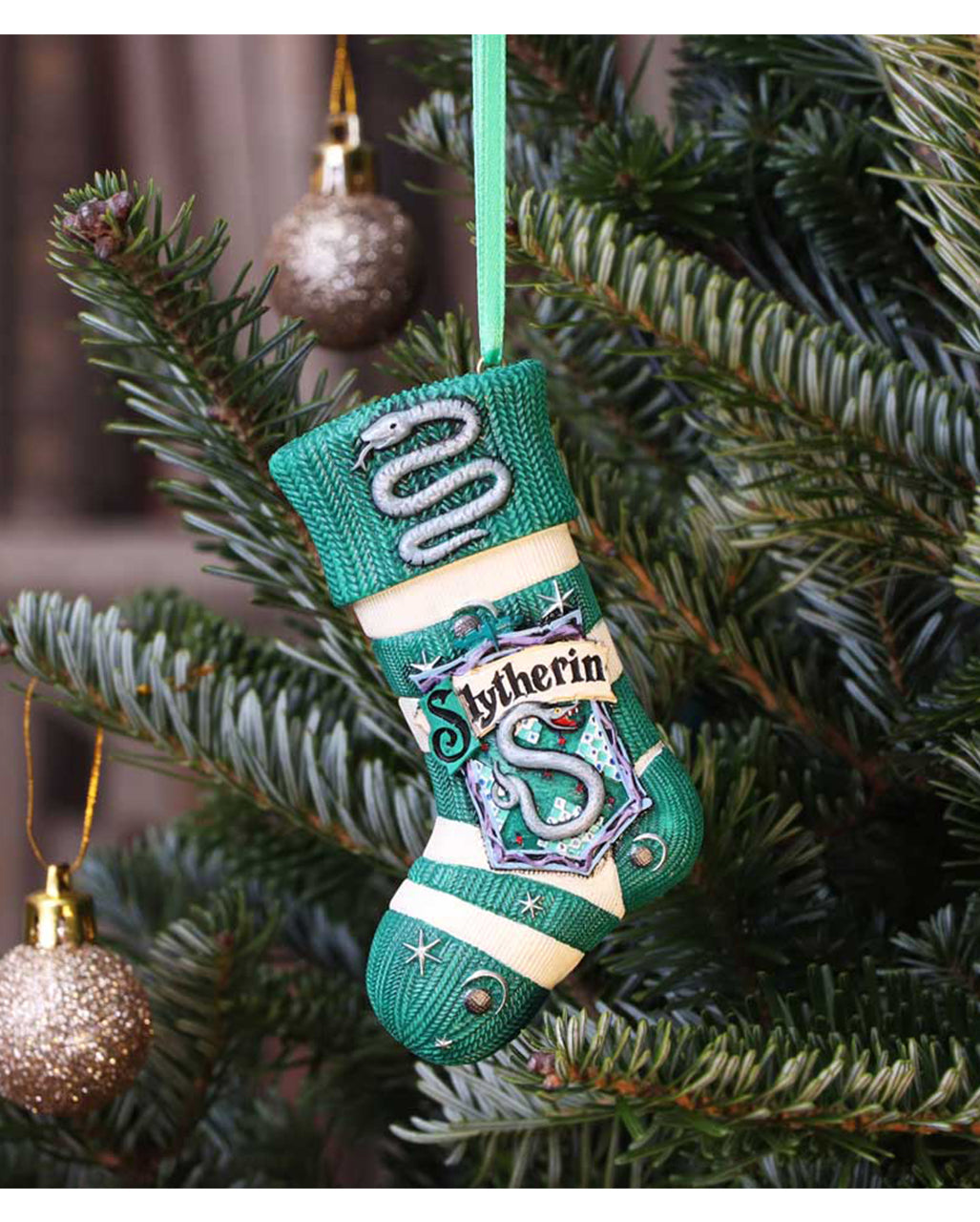 Harry Potter Slytherin Socke Christbaumkugel
