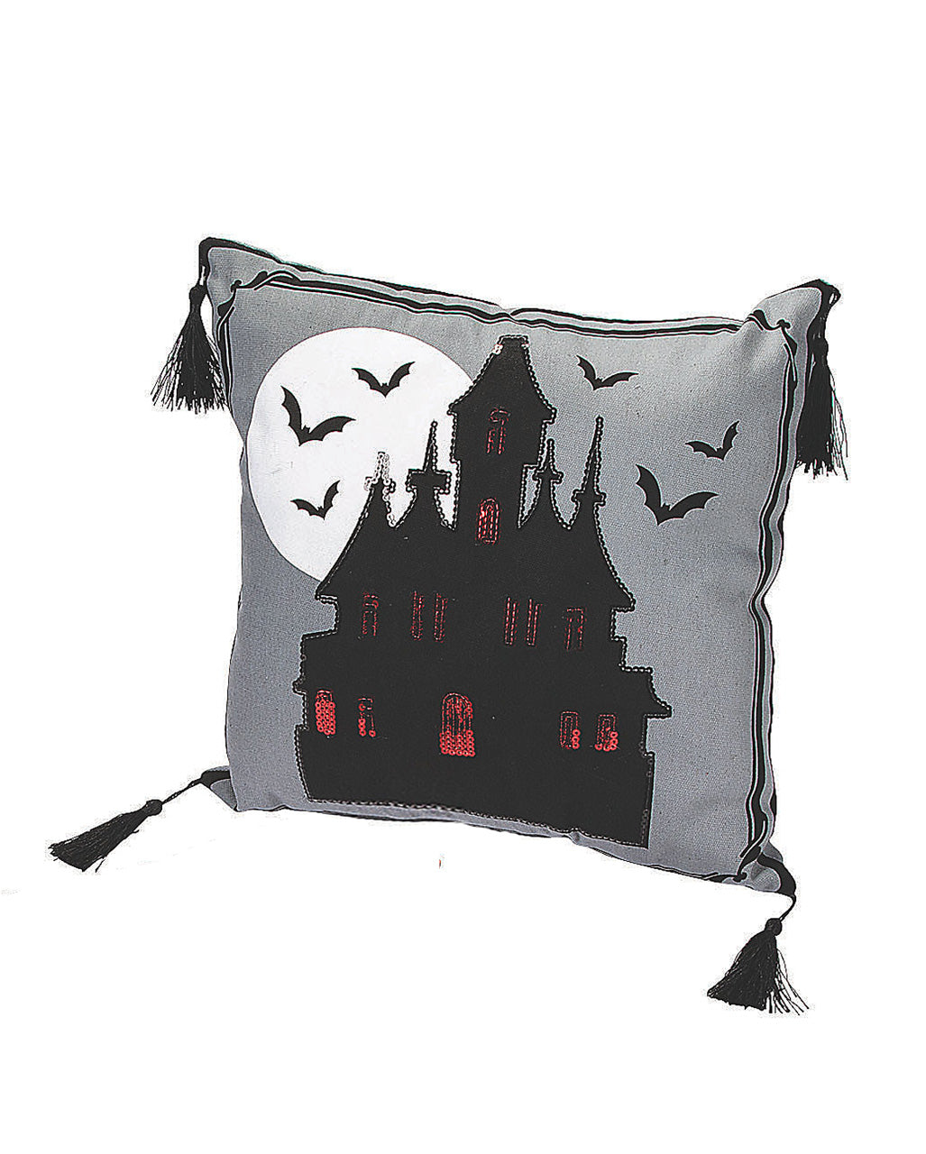 Haunted Castle Halloween Zierkissen