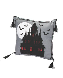 Haunted Castle Halloween Zierkissen