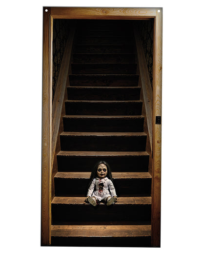 Tür & Wanddeko mit Haunted Doll Motiv 98x200cm