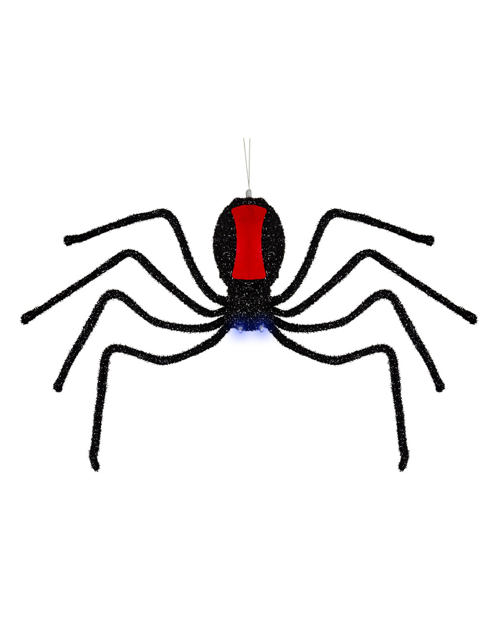 Sich Abseilende Schwarze Witwe Halloween Animatronic 58cm