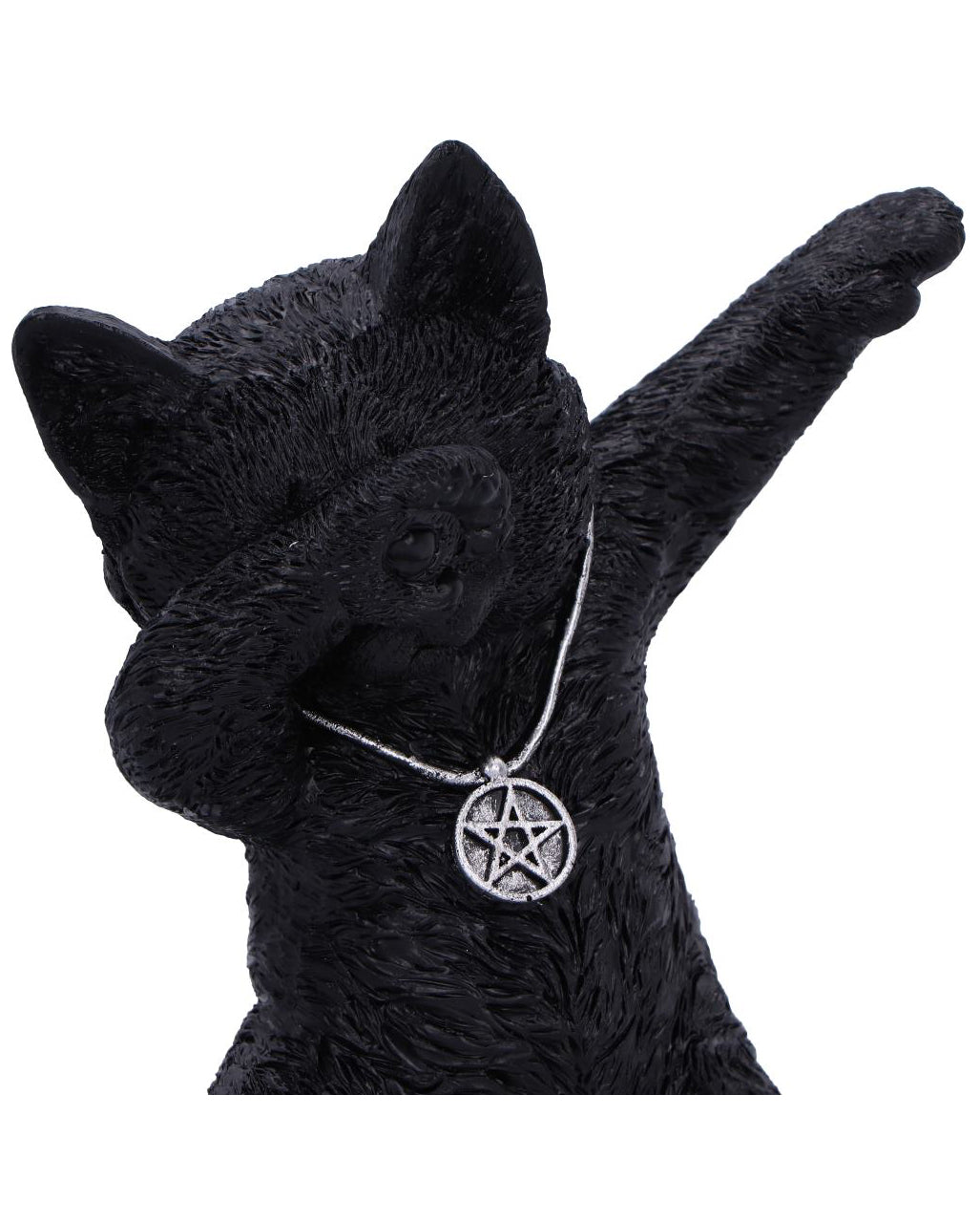 Hex & Flex Schwarze Katzenfigur 13,5cm