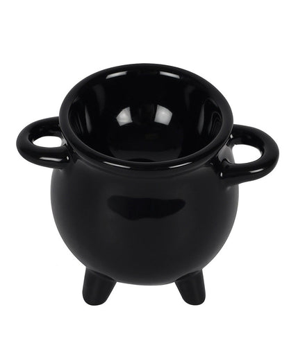 Witch Cauldron With Spoon As Egg Cup