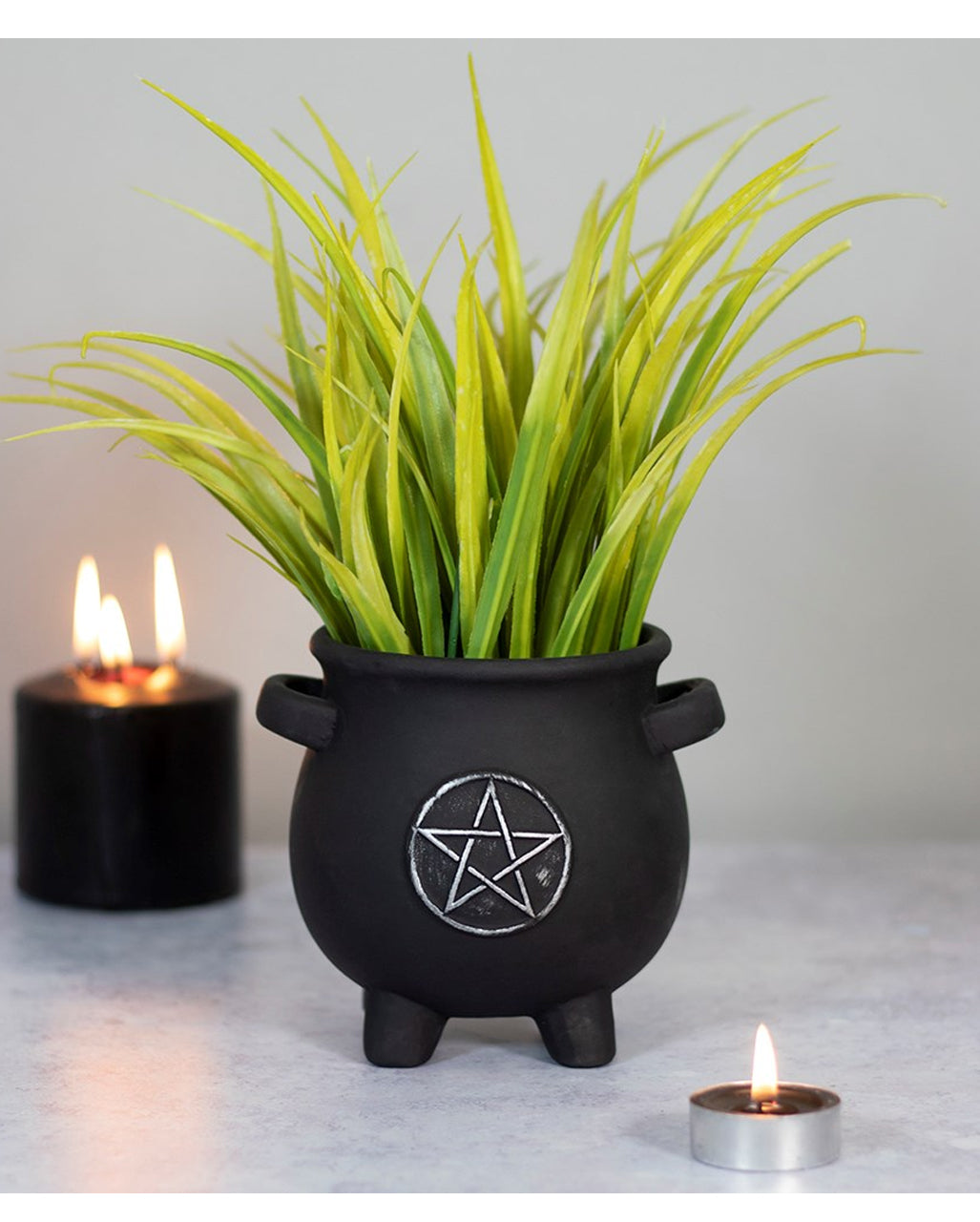 Pentagramm Hexenkessel Pflanzenbehälter