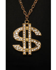 Rapper Goldkette mit Dollarzeichen