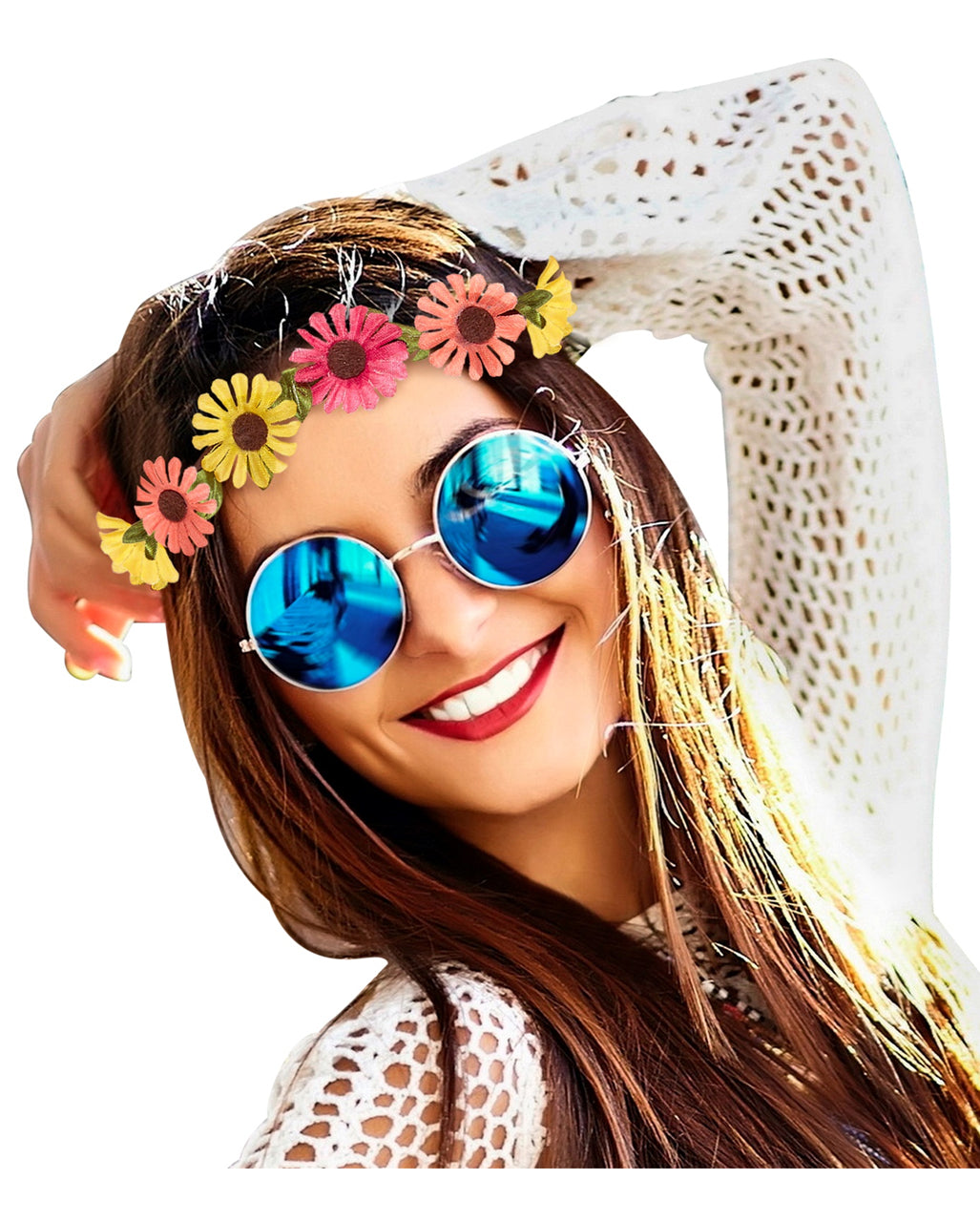 Hippie Blumen Haarband