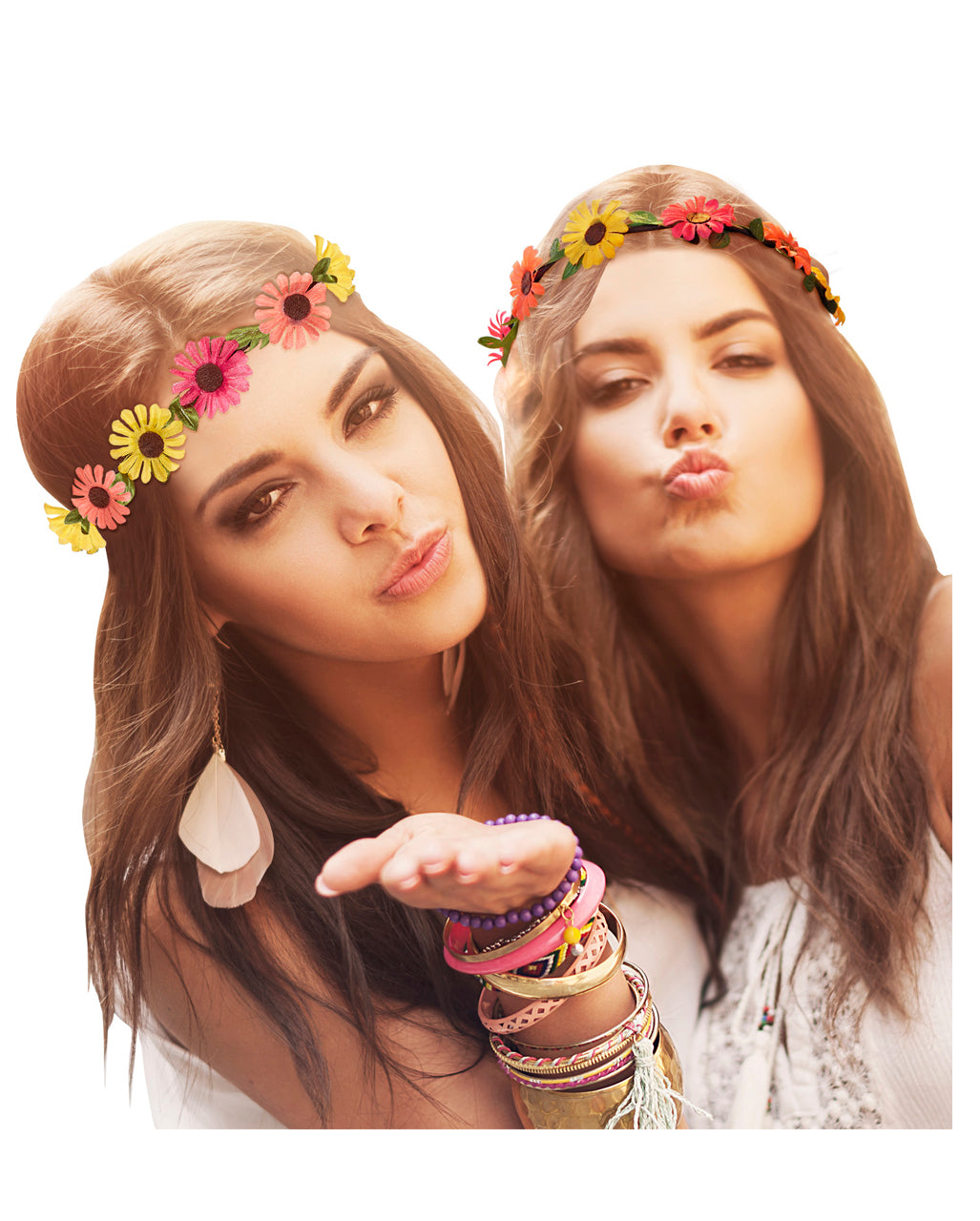 Hippie Blumen Haarband