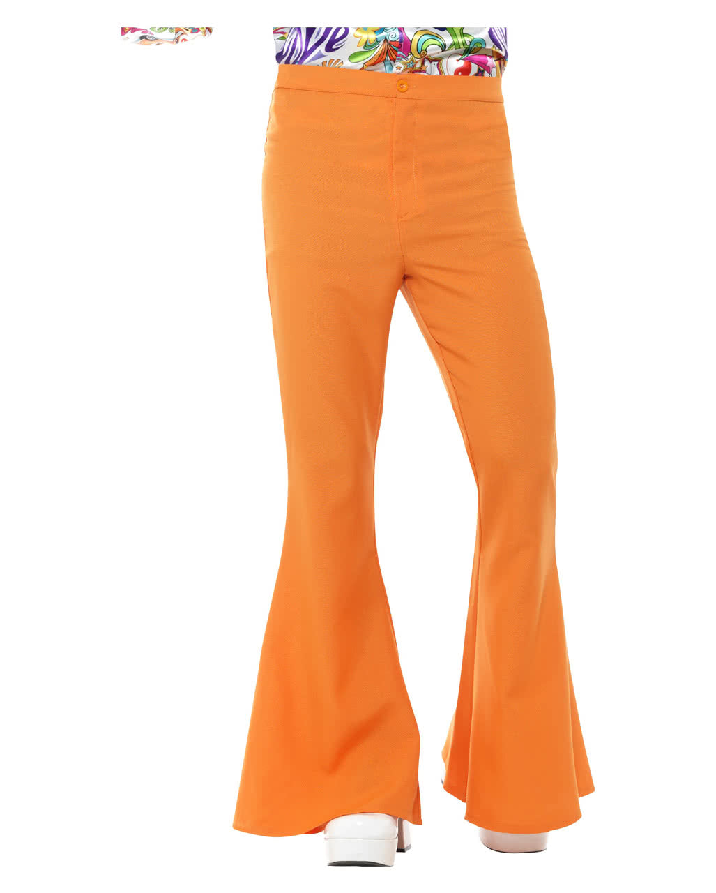 Orange Herren Schlaghose
