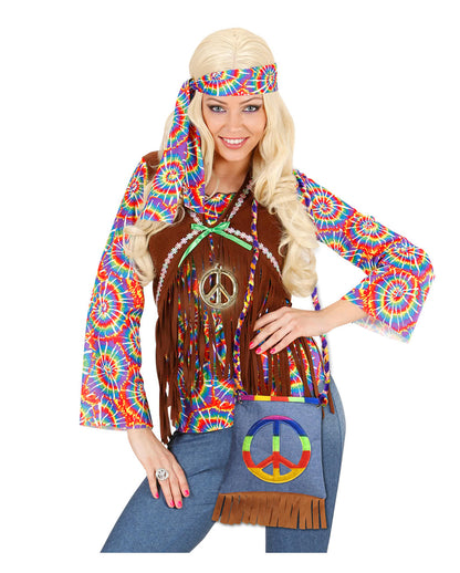 Kostümzubehör Hippie Tasche