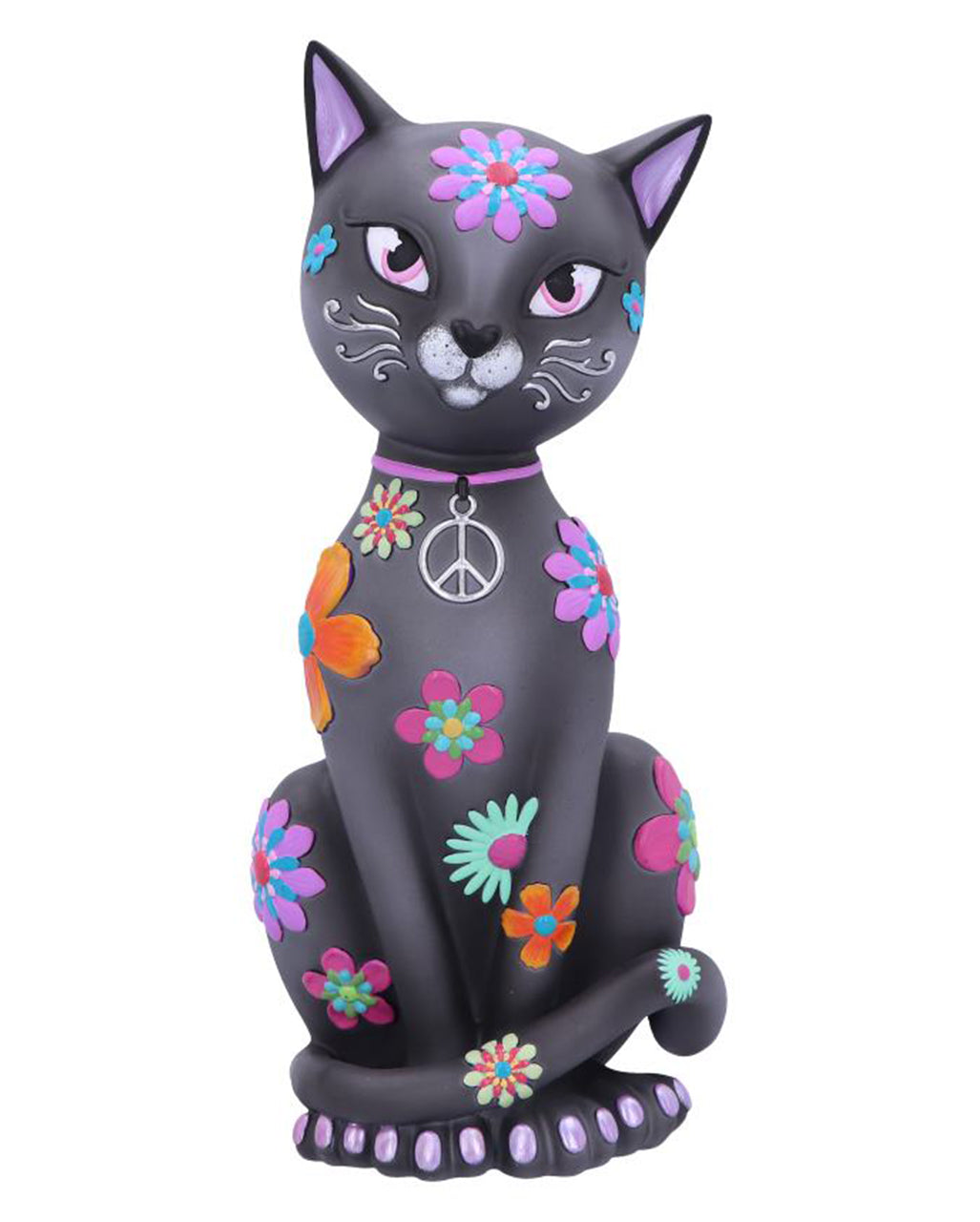 Fröhliche Katzenfigur 26cm
