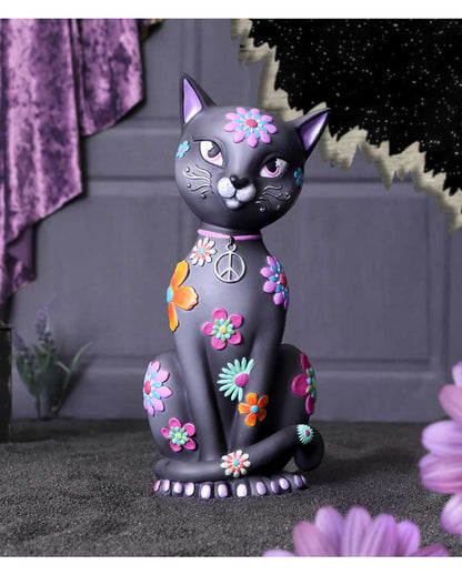 Fröhliche Katzenfigur 26cm