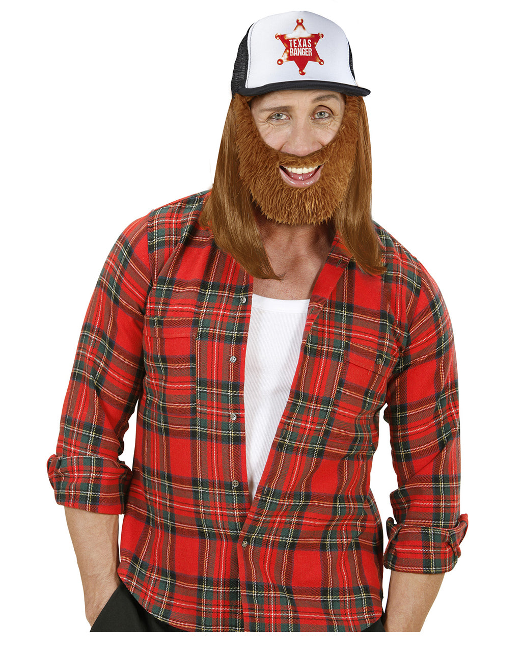 Hipster Basecap mit Bart