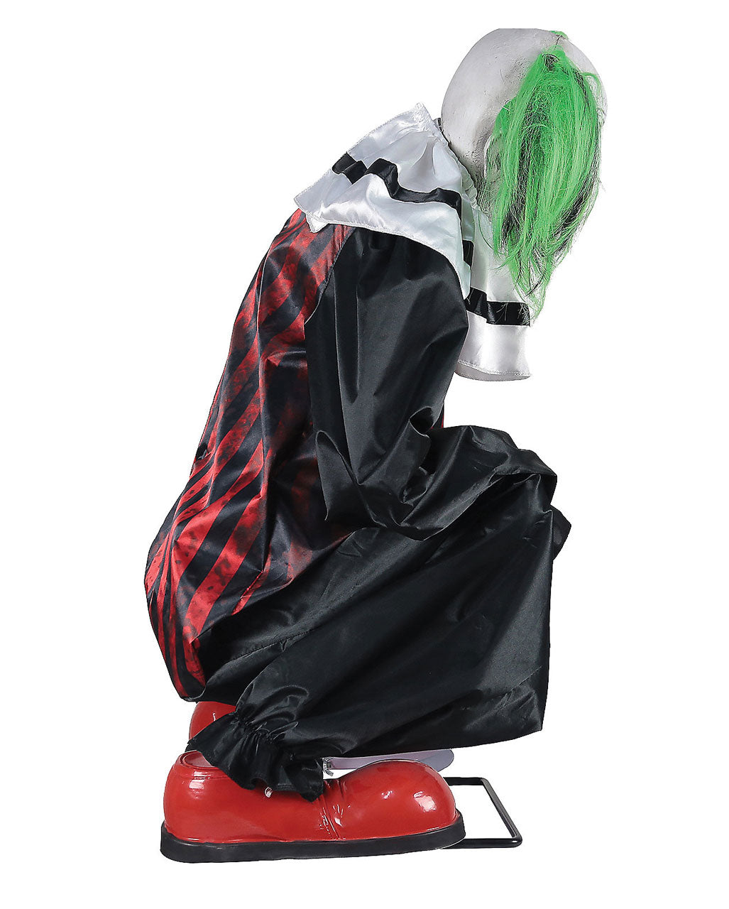 Hockender Horror Clown Animatronic mit Bewegung