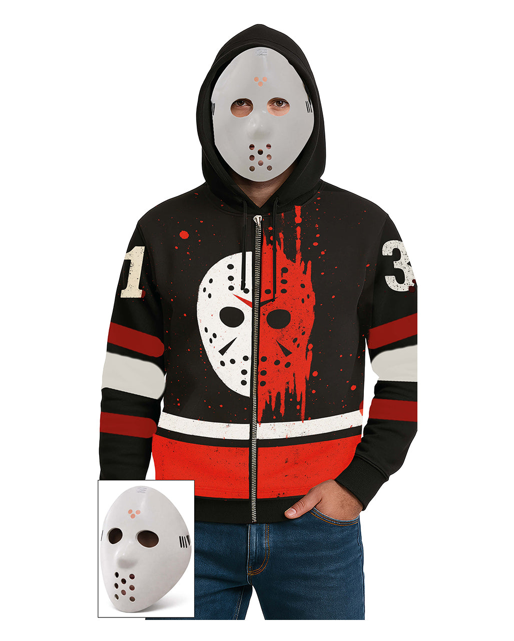 Hockey Killer Men’s Hoodie with Mask