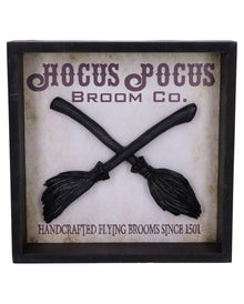 Hocus Pocus Hexenbesen im Bilderrahmen 20cm