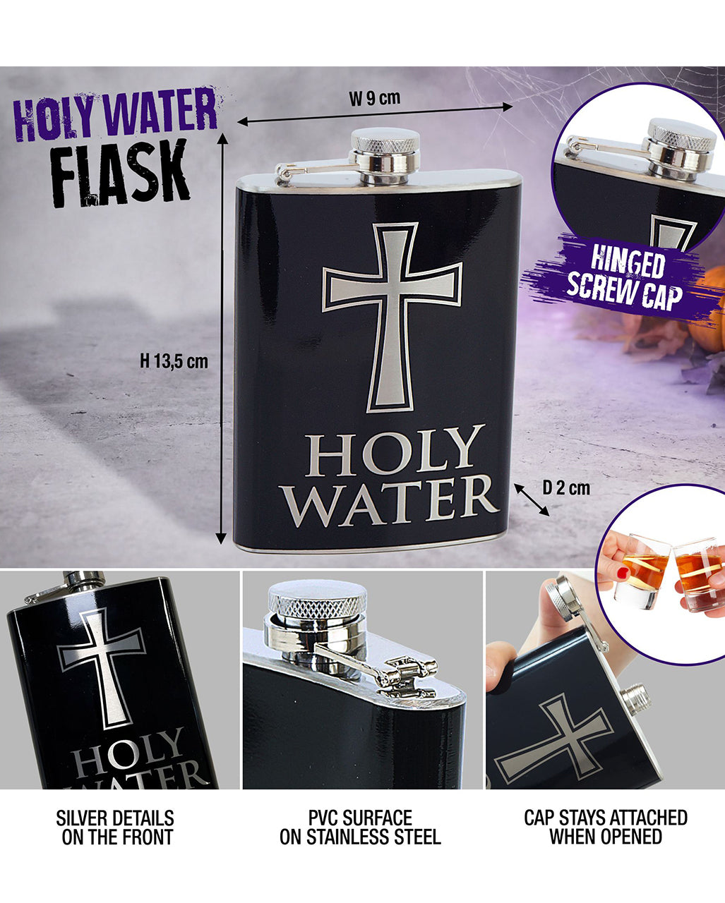 Holy Water Flask Bottle
