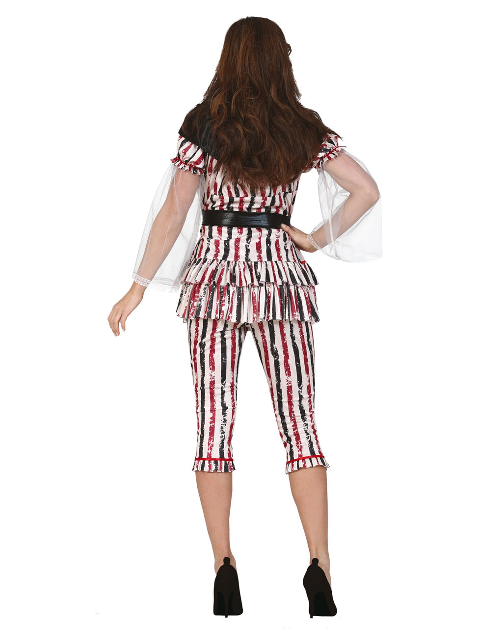 Killer Clown Damenkostüm mit kurzer Hose