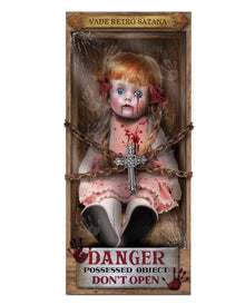 Blutige Horror Puppe Wandsticker