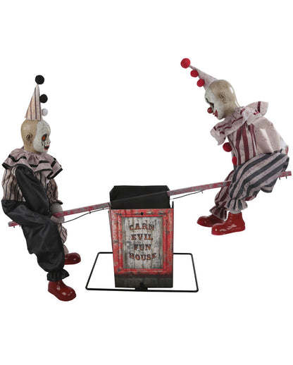Horrorclowns auf Wippe Animatronic