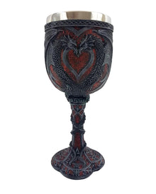 Gothic Kelch mit Drachen Herz