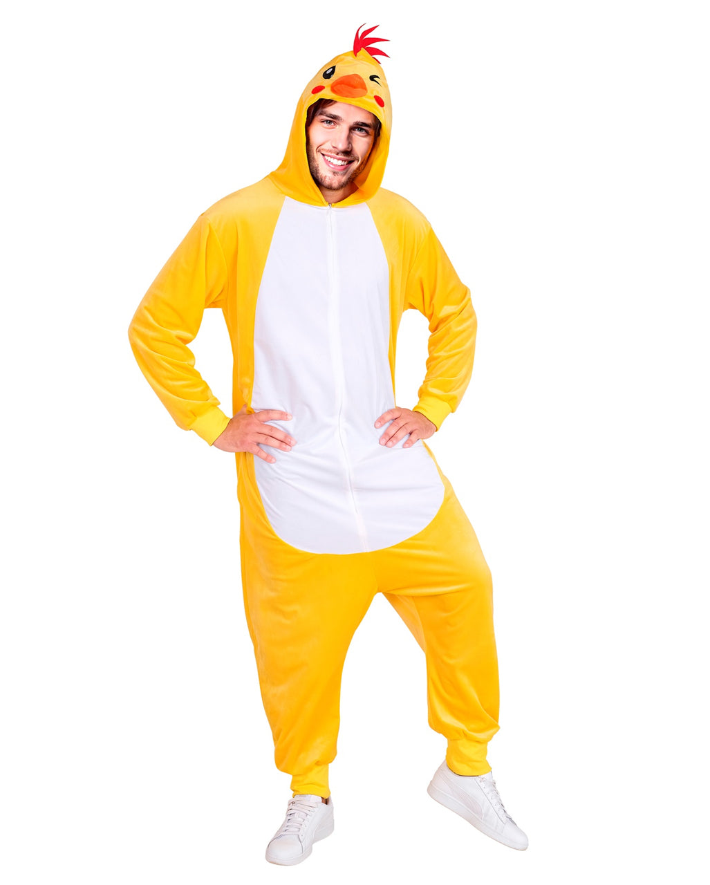 Huhn Onesie Plüschkostüm