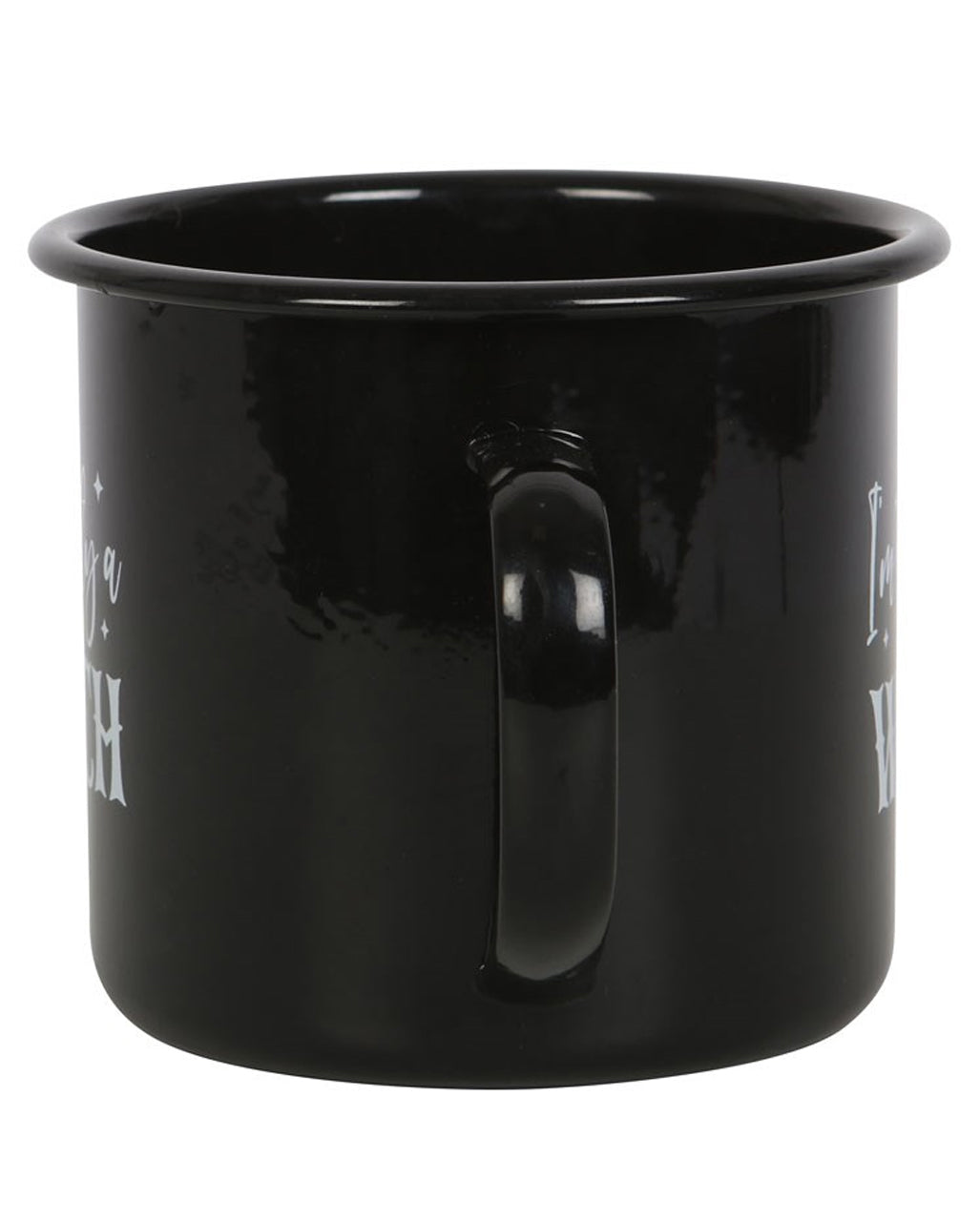"I am secretly a Witch" Emaille Tasse