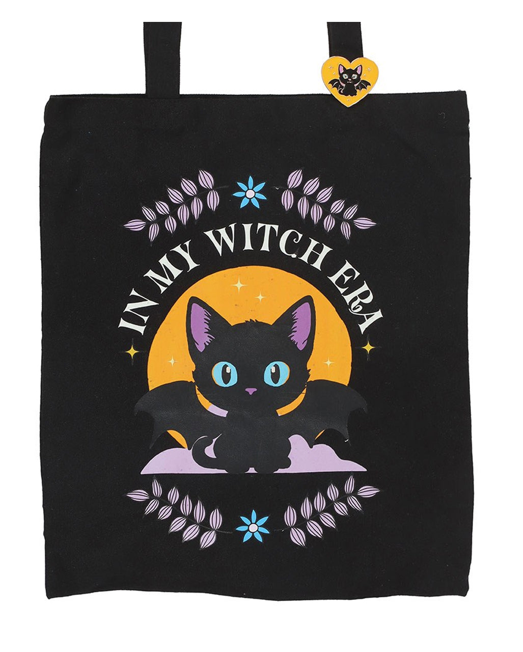 „In My Witch Era“ Tragetasche mit Fledermauskatze