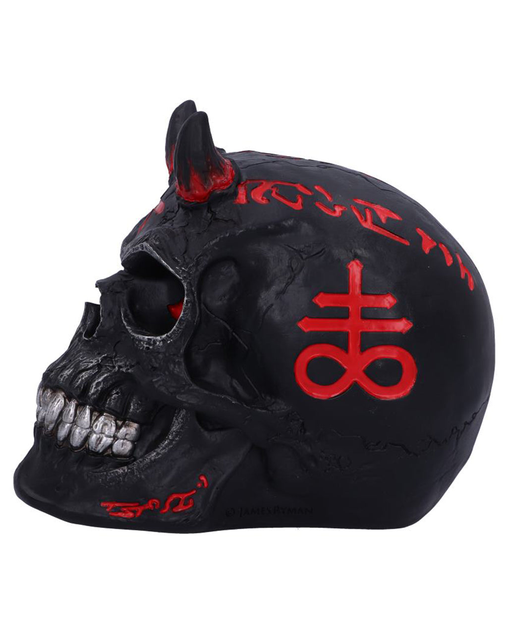 Infernal Teufels Totenschädel 20cm