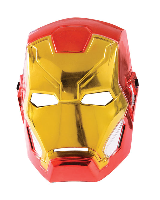 Metallic Iron Man Maske für Kinder