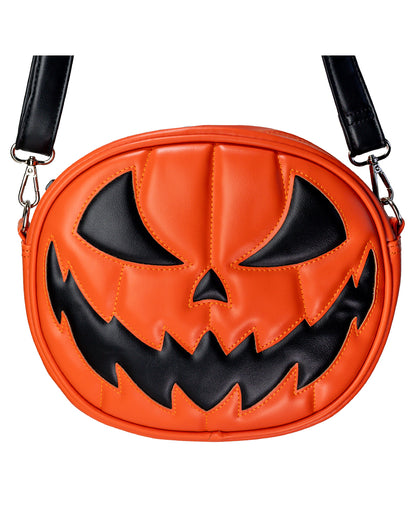 Orange Kürbis Handtasche