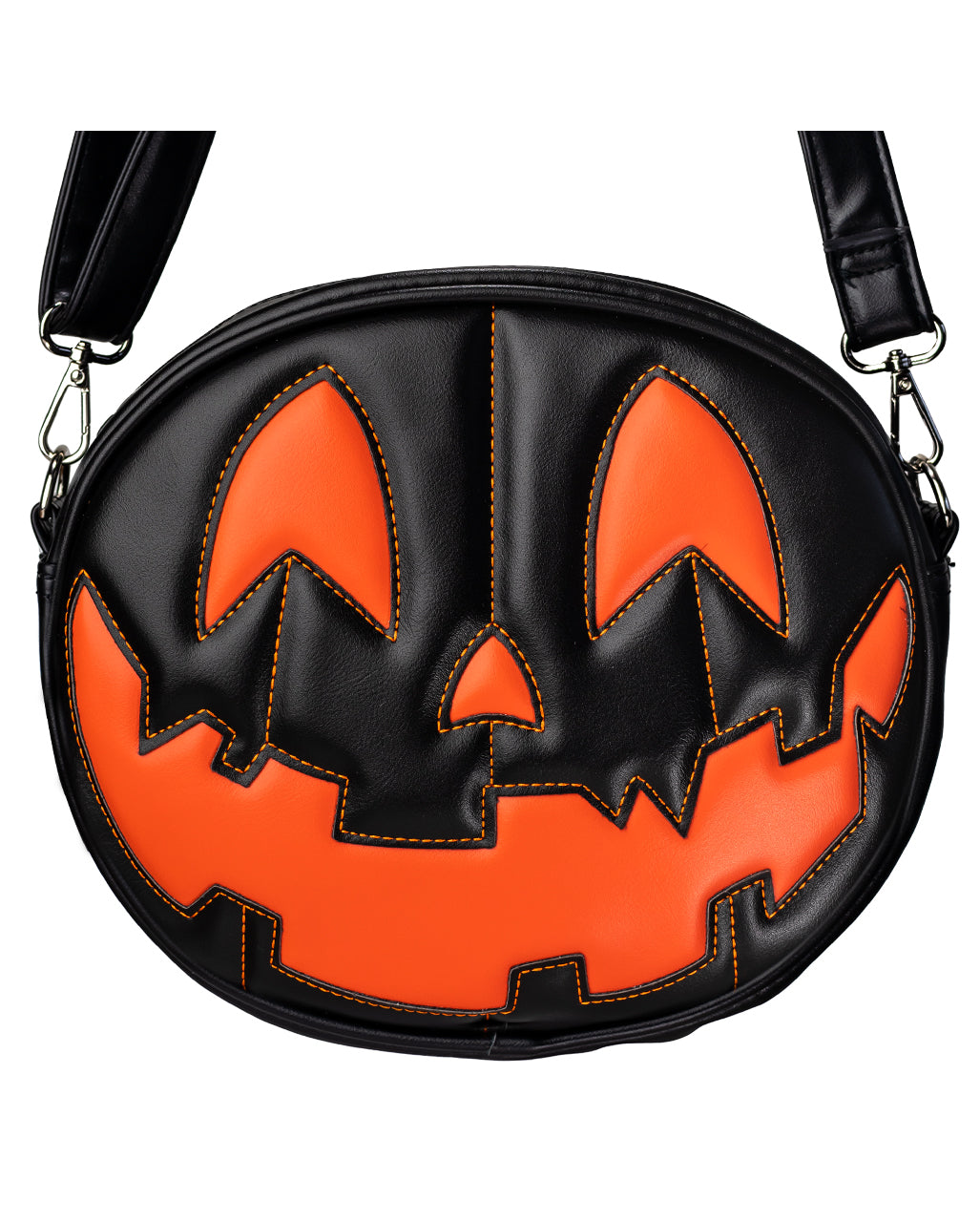 Schwarze Kürbis Handtasche