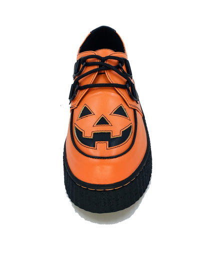 Orangefarbene Trick or Treat Jack O'lantern Creepers Schuhe