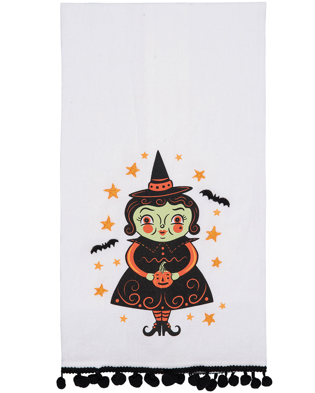 Johanna Parker Vintage Geschirrtuch Hexe