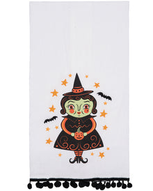 Johanna Parker Vintage Geschirrtuch Hexe