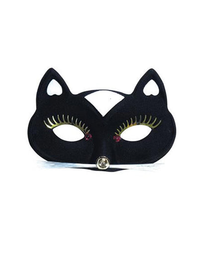 Katzen Maske mit Glimmer und Strass