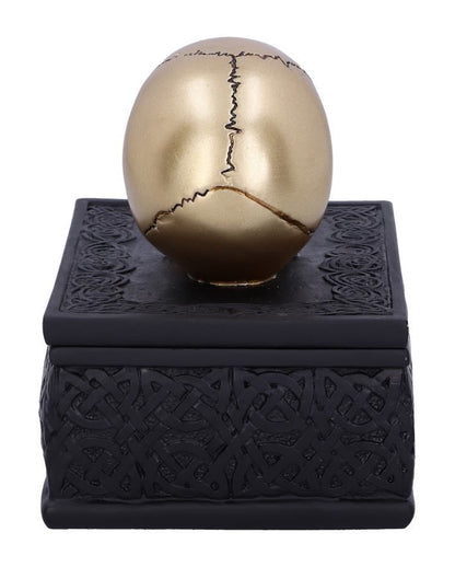 Keltische Box mit Goldenem Totenkopf