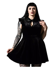 Amaymon Kleid mit Kragen KILLSTAR
