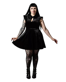 Amaymon Kleid mit Kragen KILLSTAR